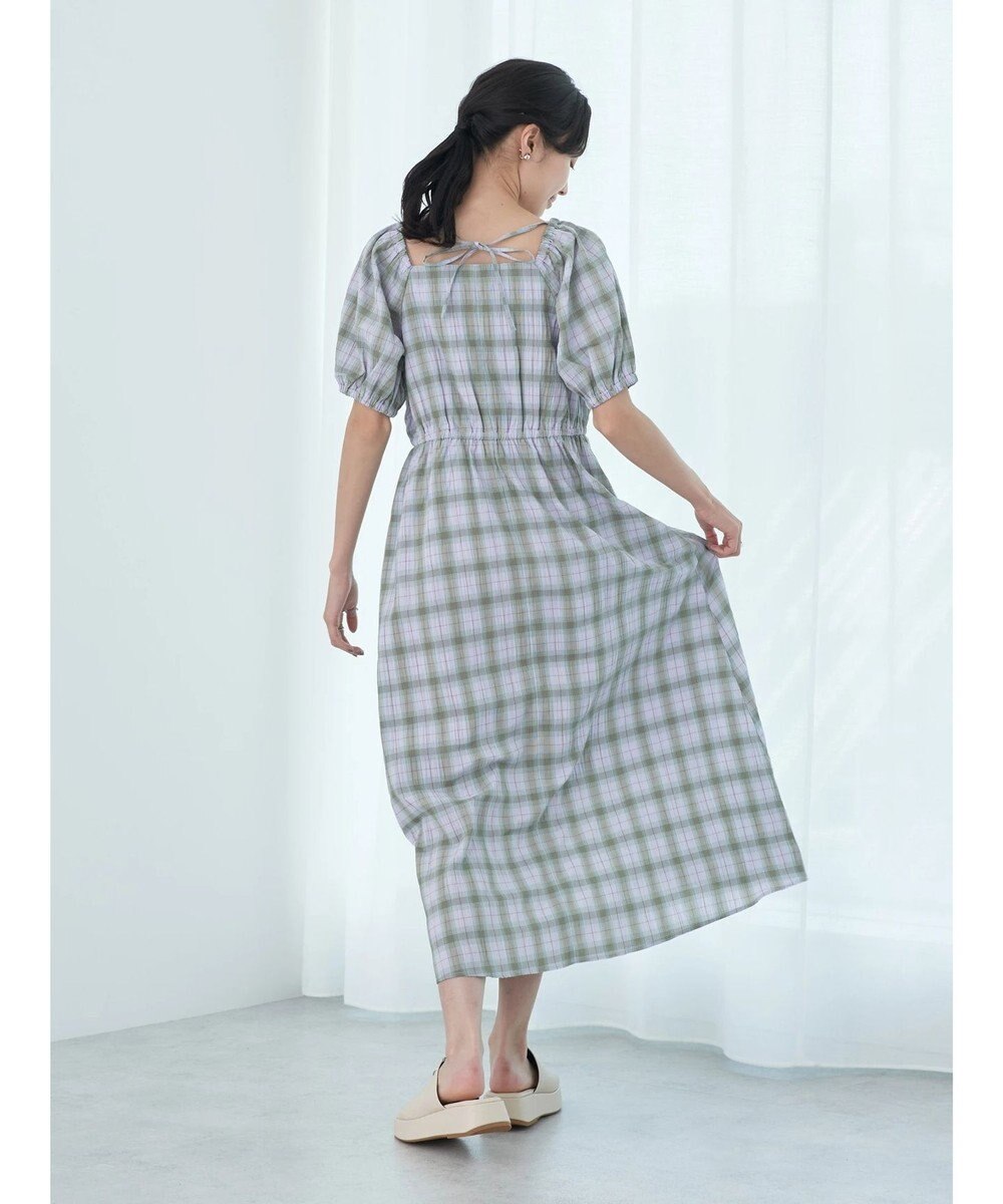 earth music&ecology ホルターネックシャーリングワンピース 