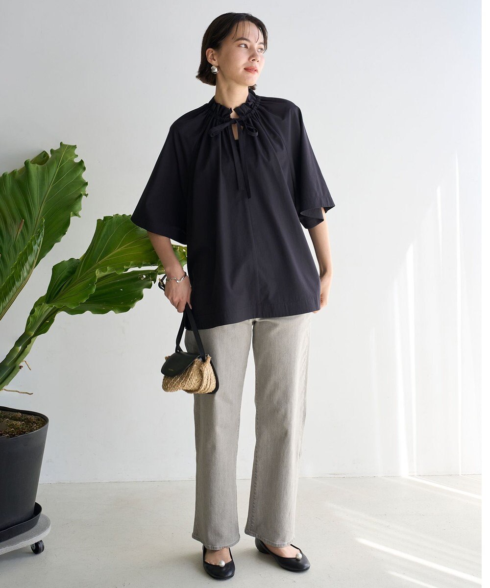 UNFILO 【UNFILO DENIM】撥水ストレッチ テーパードデニム 