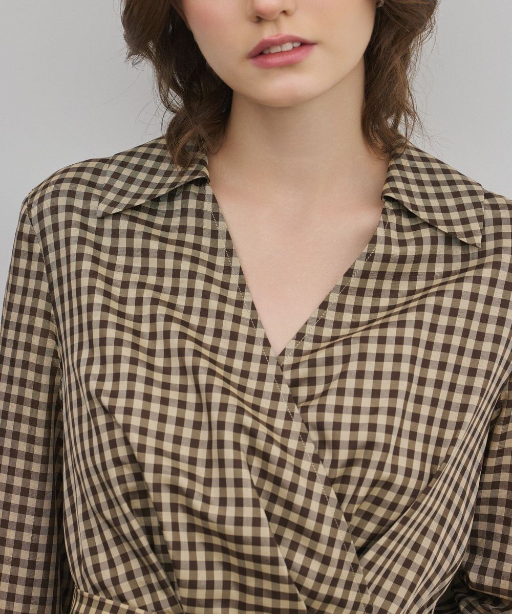 GRACE CONTINENTAL カシュクールバルーンワンピース 