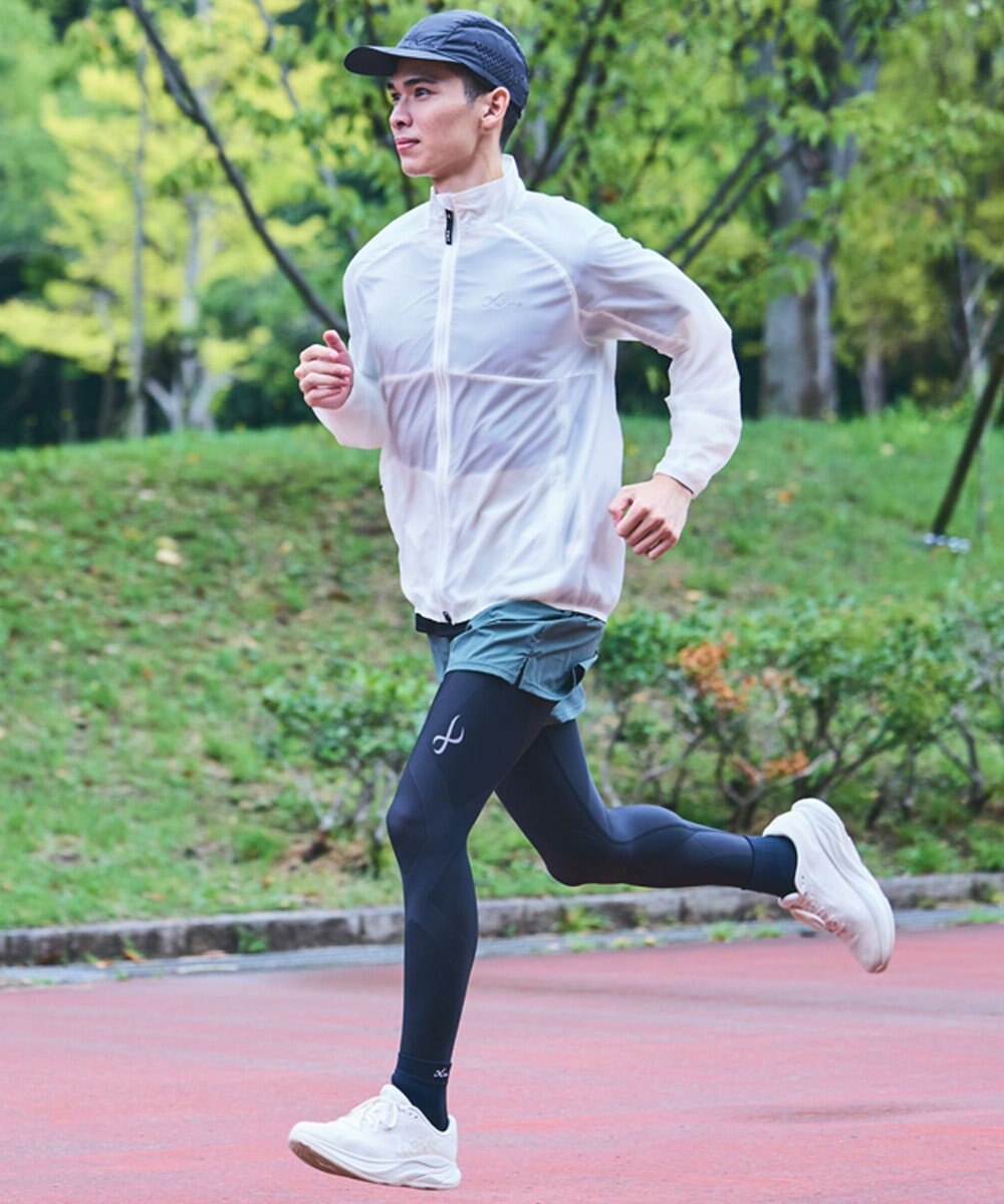 CW-X 【UNISEX】 CW-X ウインドブレーカー 上下開きファスナー スポーツウェア 長袖 ハイネック ユニセックス DWR599 /ワコール 