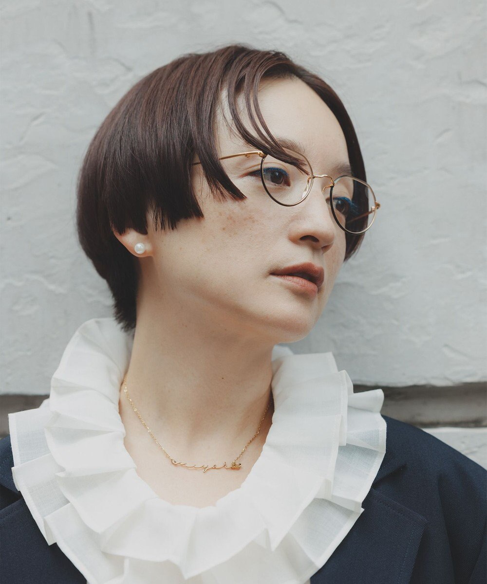 #Newans 【前後着用可能】【高山都さんコラボ】ビッグカラー２WAYブラウス 