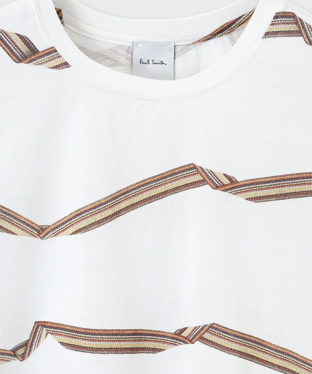 Paul Smith Signature Stripe リボン 半袖Tシャツ 