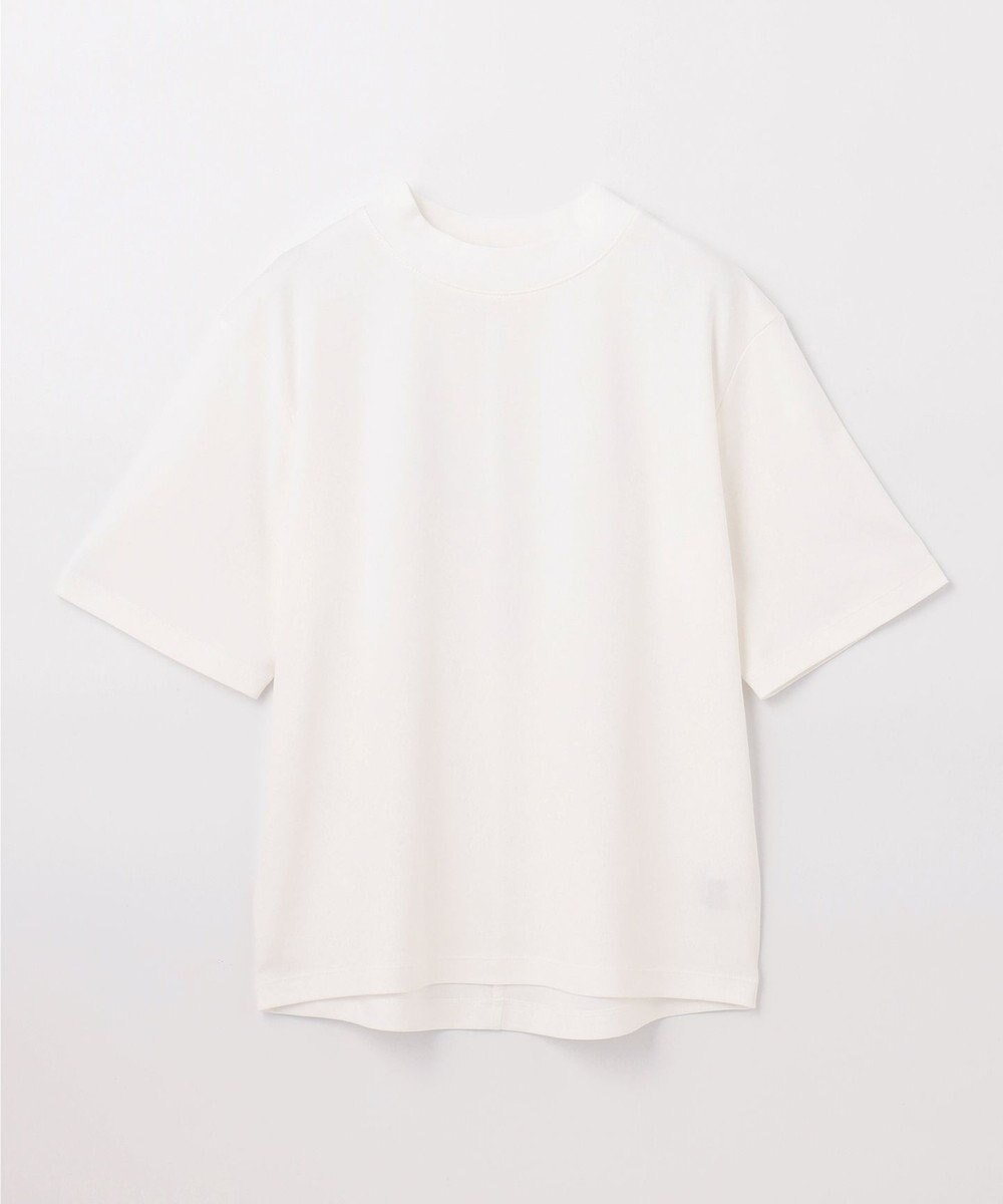 ANY 【UVケア】ビューティーベーシックモックネック半袖プルオーバー 