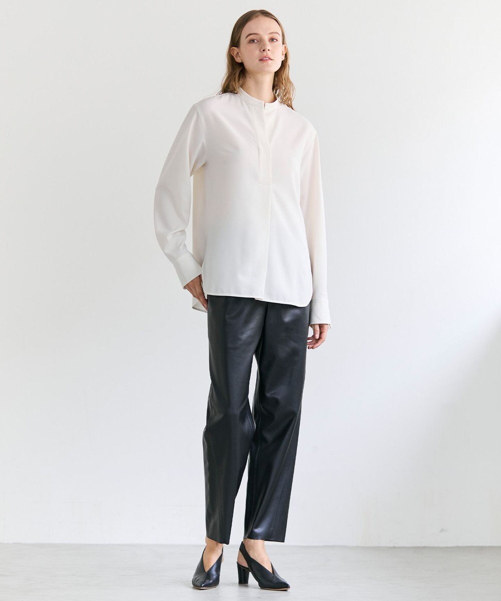 BEIGE， 【セットアップ対応】SPHENE / スタンドカラープルオーバーブラウス 