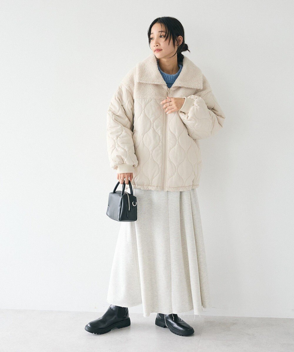 CRAFT STANDARD BOUTIQUE ボアキルト切替ブルゾン 