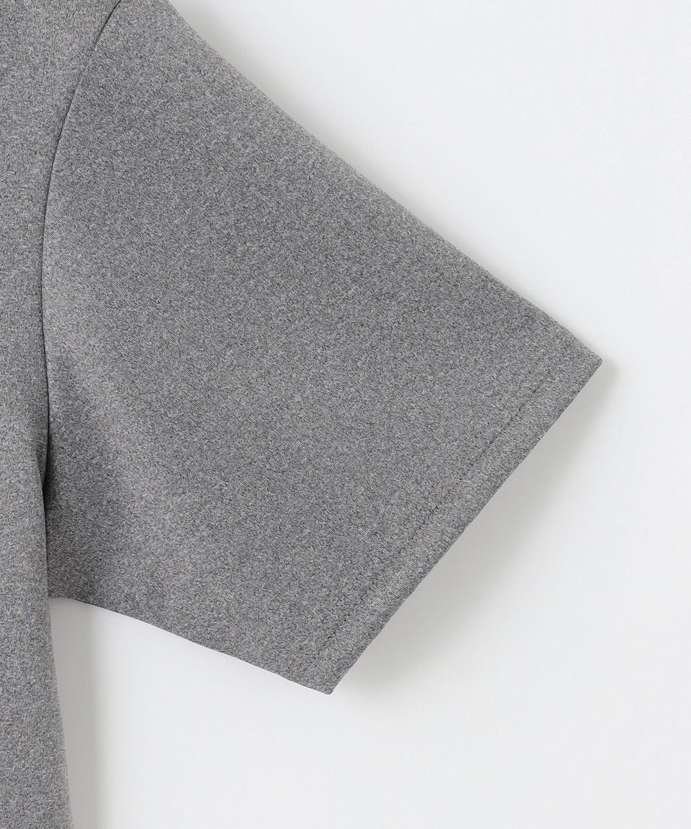 23区GOLF 【MEN】【吸水速乾・UVケア】衿ロゴ モックネックシャツ 