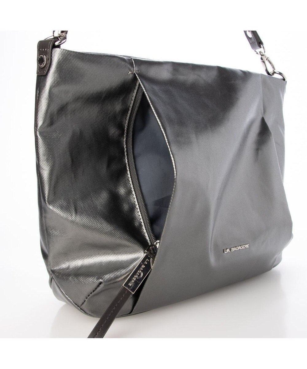 LA BAGAGERIE コーティングキャンバス 2WAYショルダーバッグ 