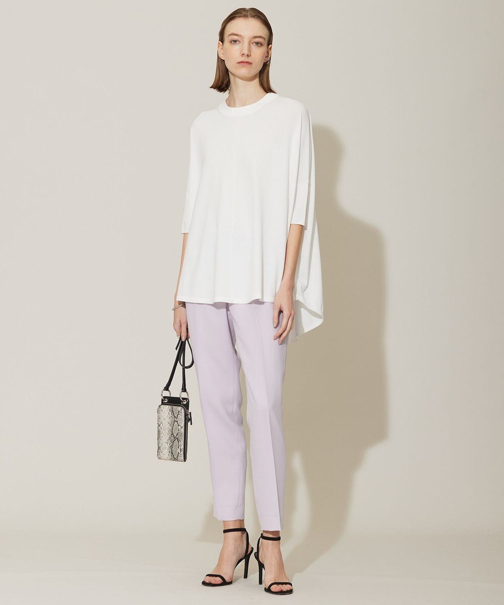 ICB L 【新色追加・接触冷感・UVカット・洗える】 ヴィスコースナイロンハイゲージ 半袖プルオーバー 