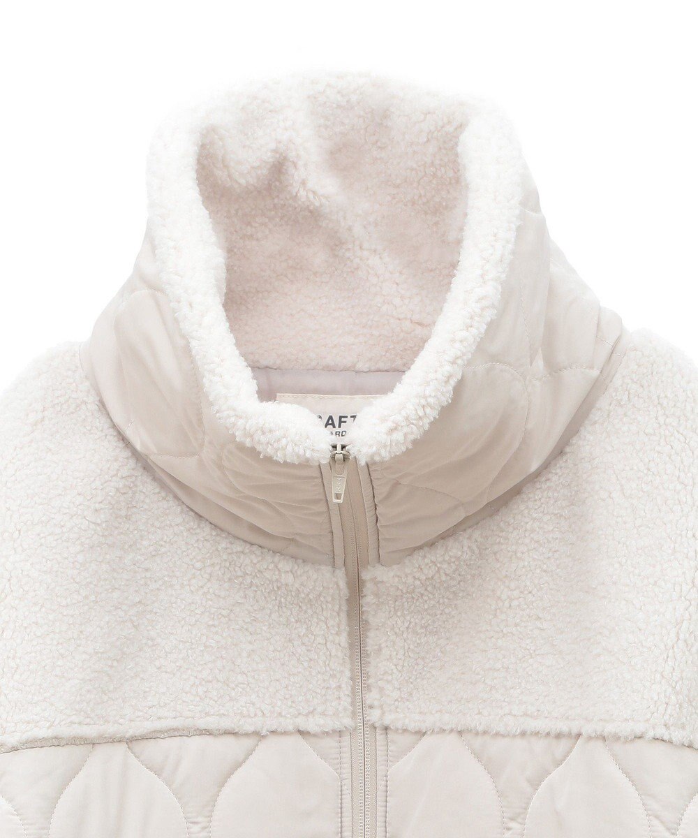 CRAFT STANDARD BOUTIQUE ボアキルト切替ブルゾン 