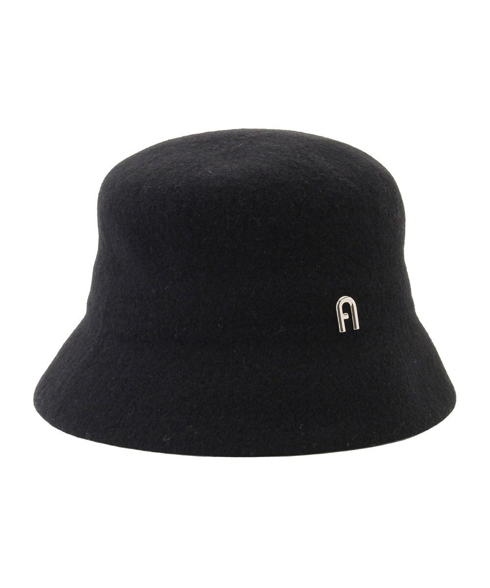 MOONBAT FURLA(フルラ)ロゴ付き バスクハット 帽子 UVカット サイズ調整 