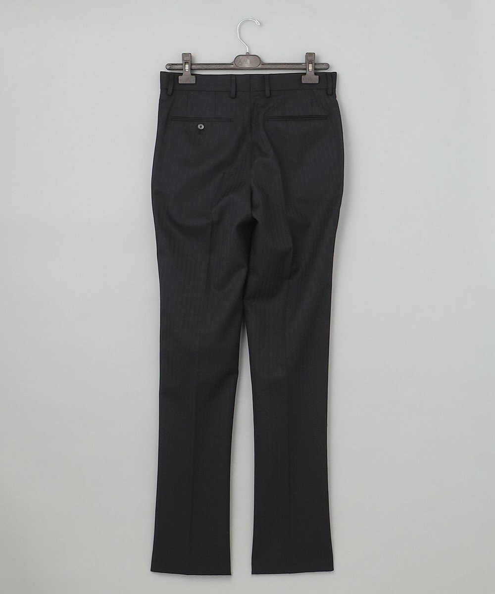 GOTAIRIKU 【御幸毛織】ドライスピナーツイルストレッチスーツ_ブラックストライプ 