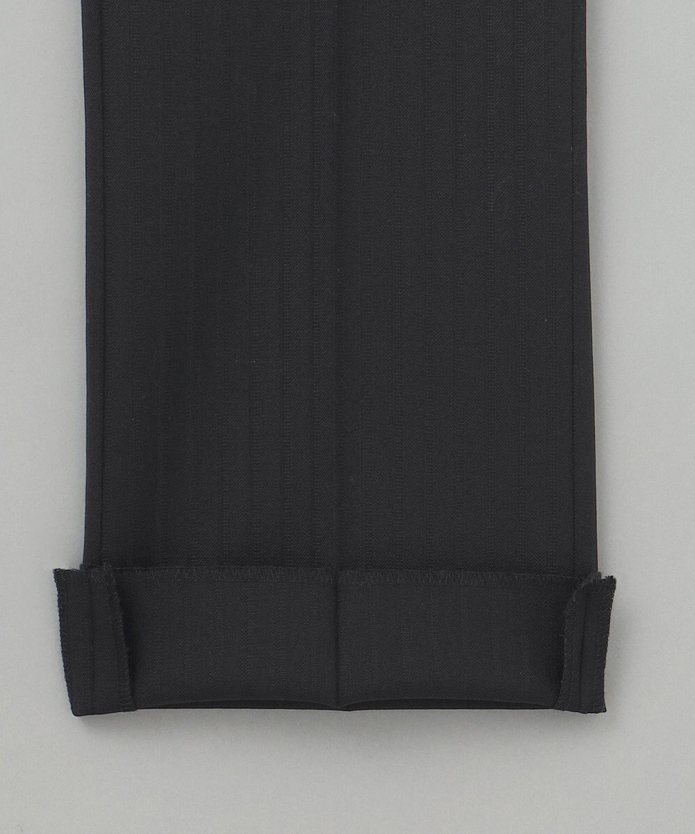 GOTAIRIKU 【御幸毛織】ドライスピナーツイルストレッチスーツ_ブラックストライプ 