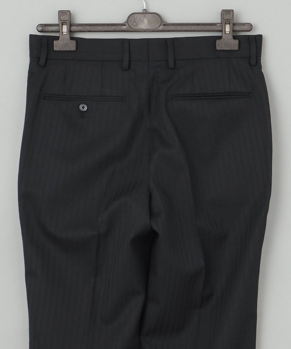 GOTAIRIKU 【御幸毛織】ドライスピナーツイルストレッチスーツ_ブラックストライプ 