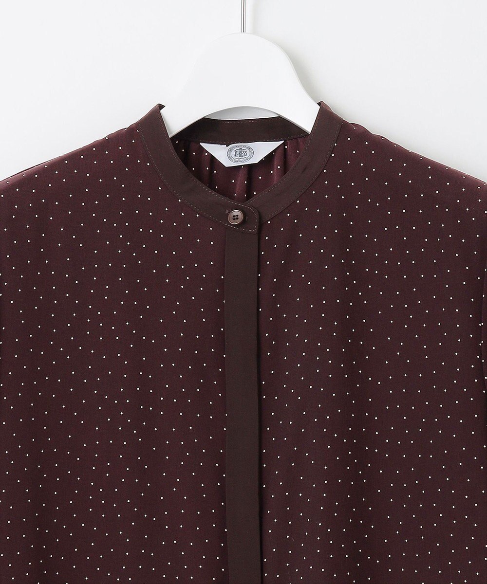 J.PRESS LADIES 【洗える】フェミニッシュパウダー dots ワンピース 