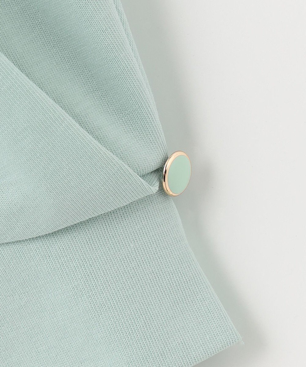 ANY SIS 【UVケア】プレーティングジャージー タックスリーブ カットソー 