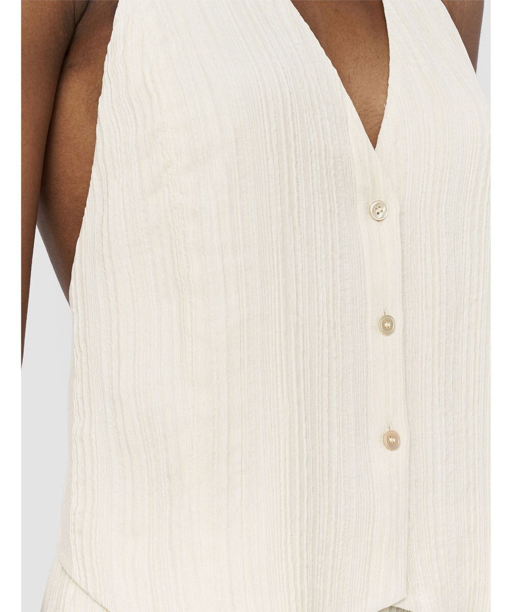 JOSEPH プリーツジャガード　タイウエストコート 