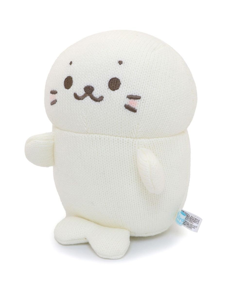 Mother garden しろたん あみぐるみ お座り マスコット 《しろたん/らっこいぬ》 単品 