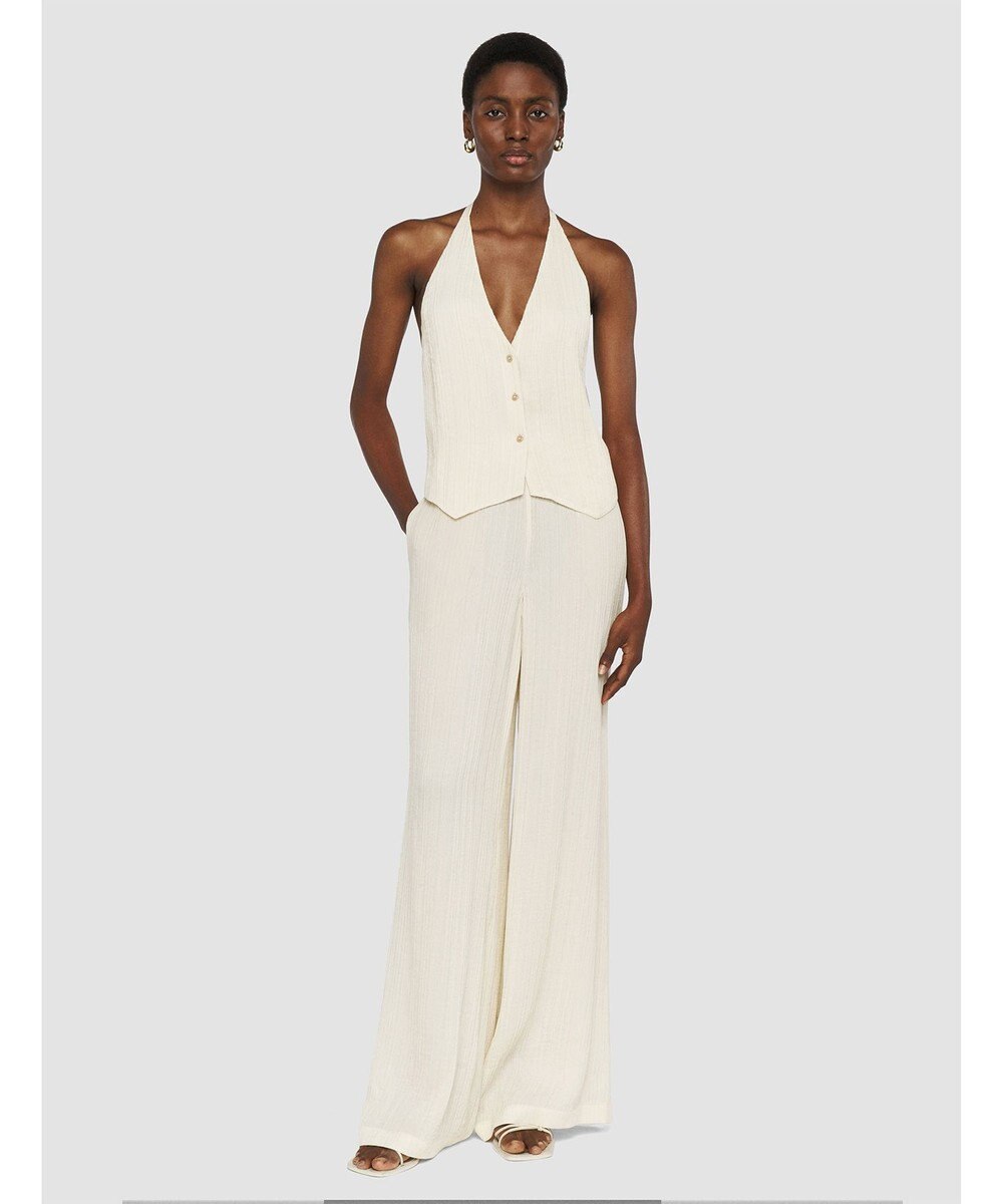 JOSEPH プリーツジャガード　タイウエストコート 