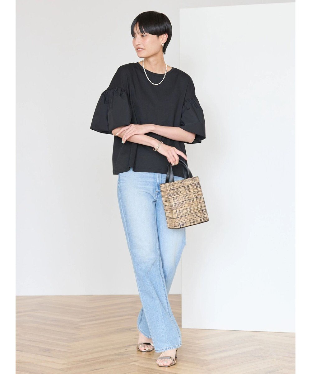 AMERICAN HOLIC 袖フレア５分袖カットプルオーバー 