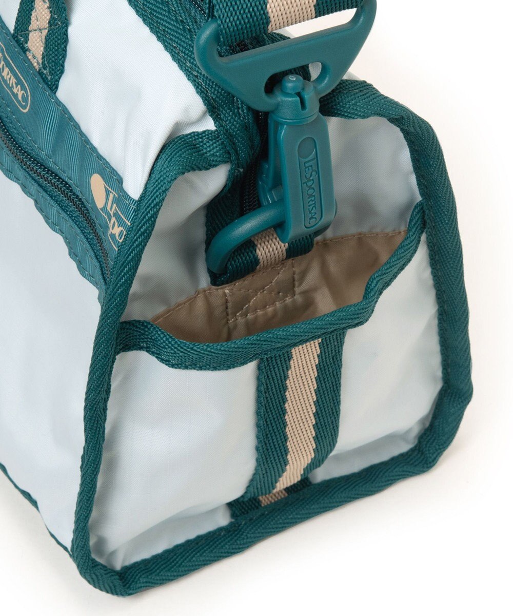 LeSportsac MINI DUFFEL CROSSBODY/スペクテイタークリアスカイ/ティール 