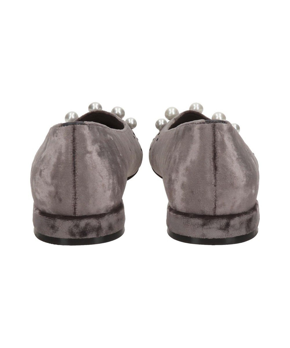 Bridget Birkin 【Bridget Birkin】パールストーンベロアパンプス 