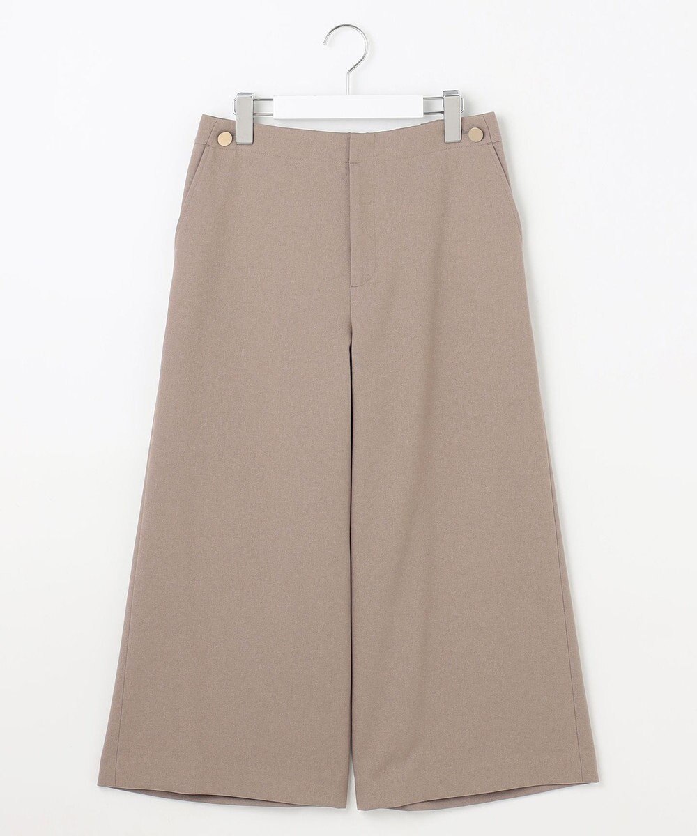 J.PRESS LADIES 【WEB限定カラーあり・洗える】ツムギート flannel ワイド クロップド パンツ 