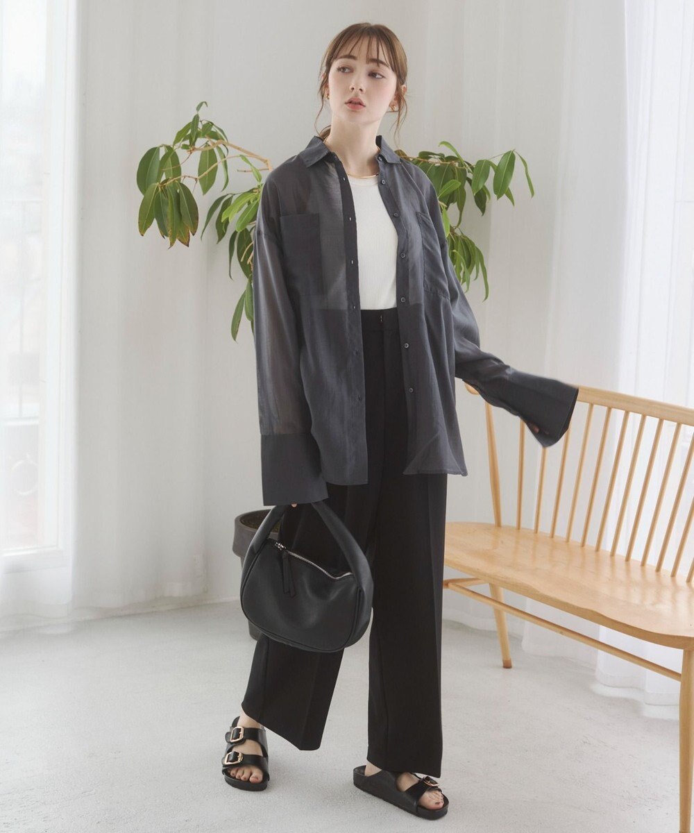 WEGO 【ANGIE VINTAGE】シアーシャツ 