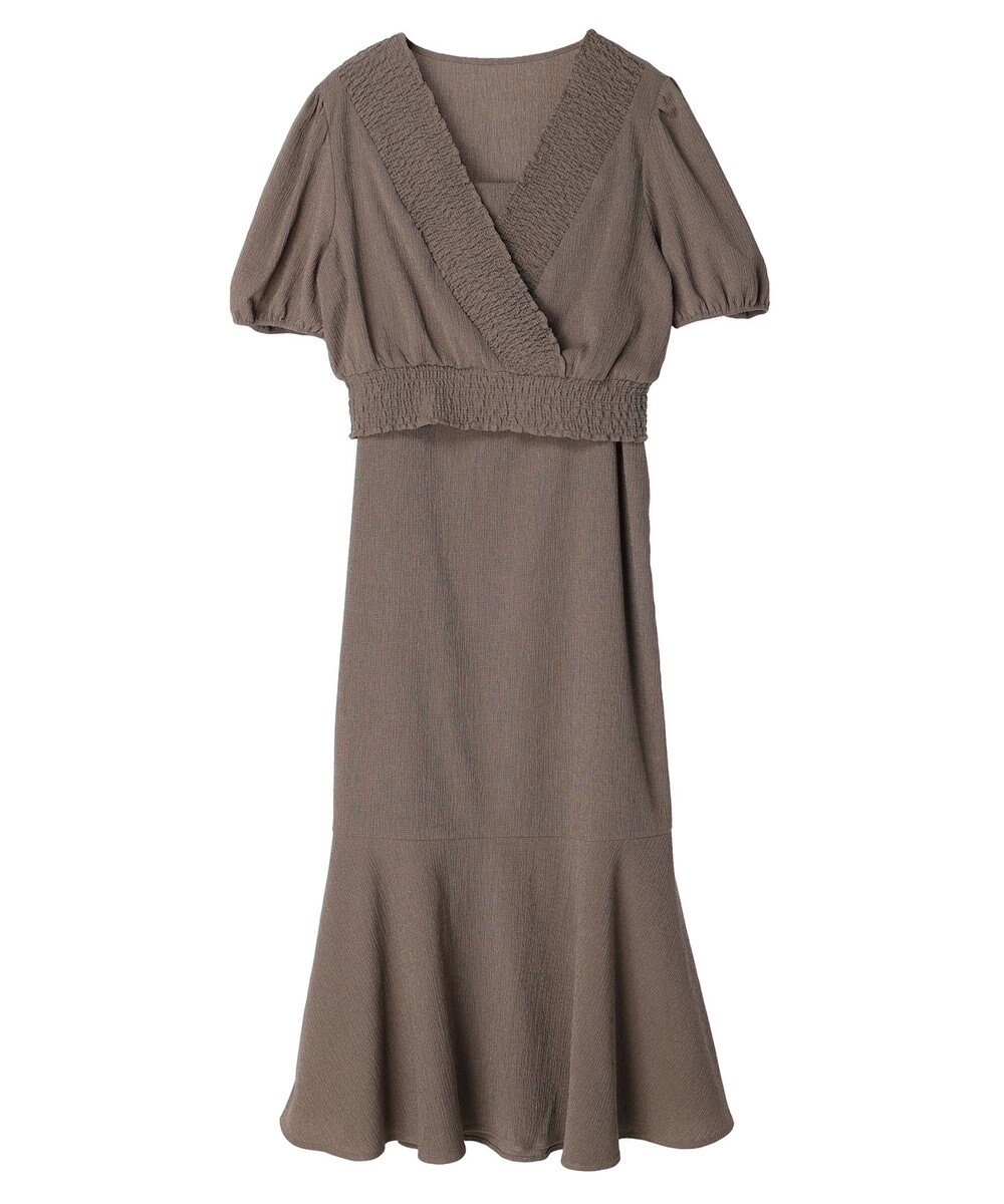 earth music&ecology ＳＥＴ２点カシュクールプルオーバー＋ワンピース 