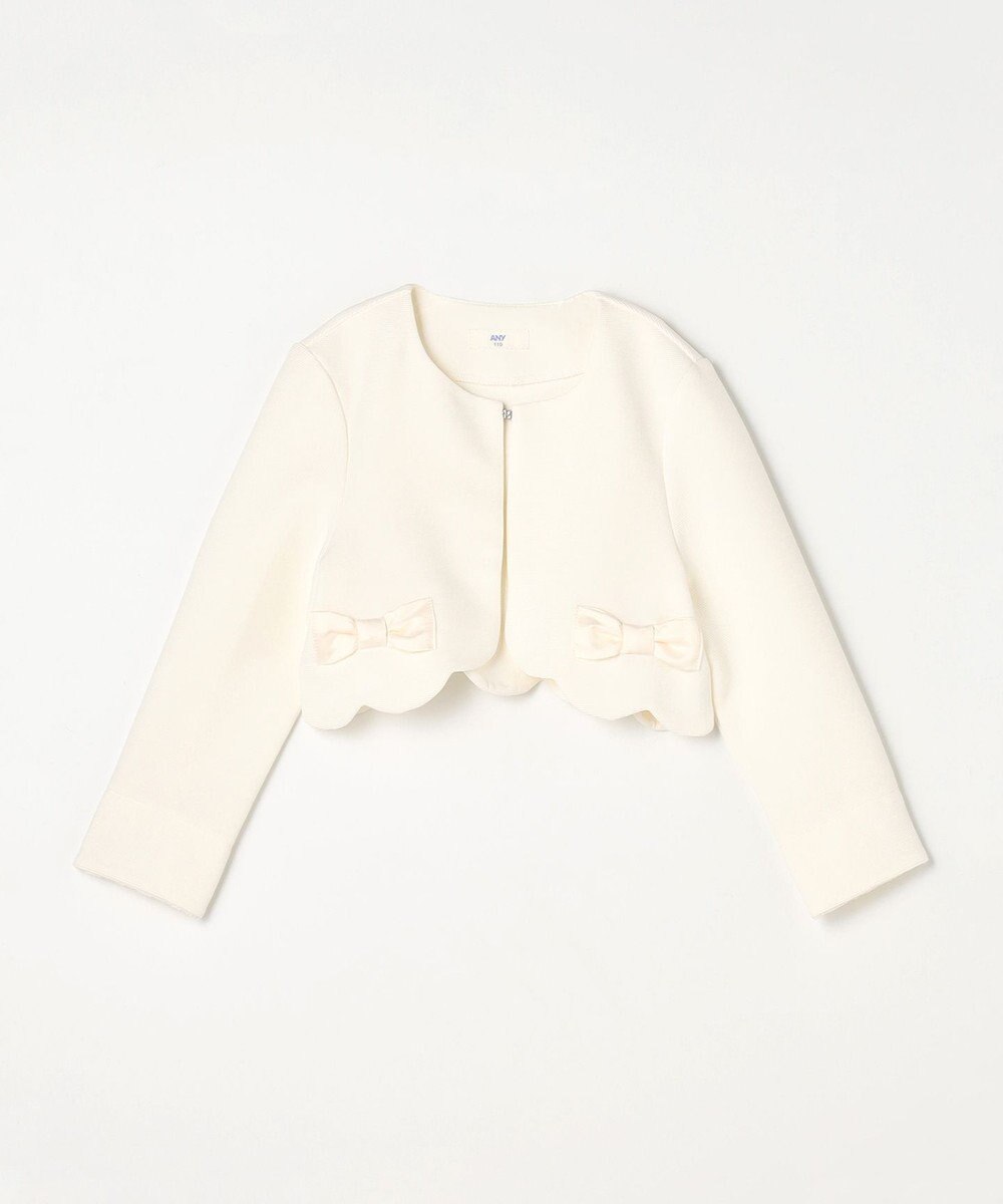 ANY KIDS リボン ボレロジャケット 