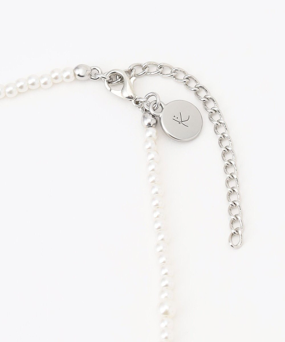 組曲 KIDS 【Fサイズ】パールリボン ネックレス 