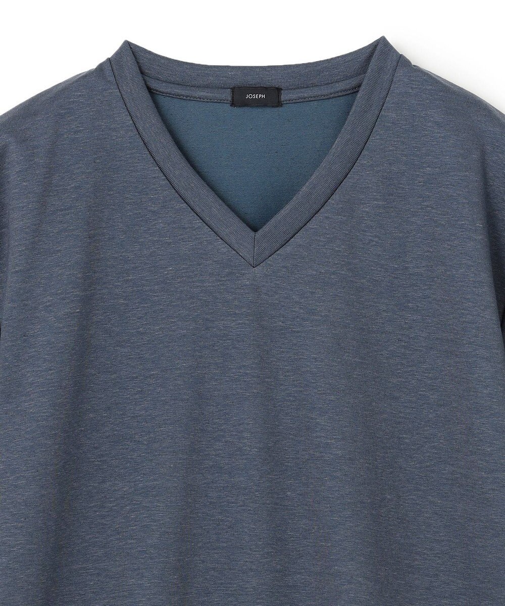 JOSEPH HOMME ハイゲージリネンジャージー　Vネックカットソー 