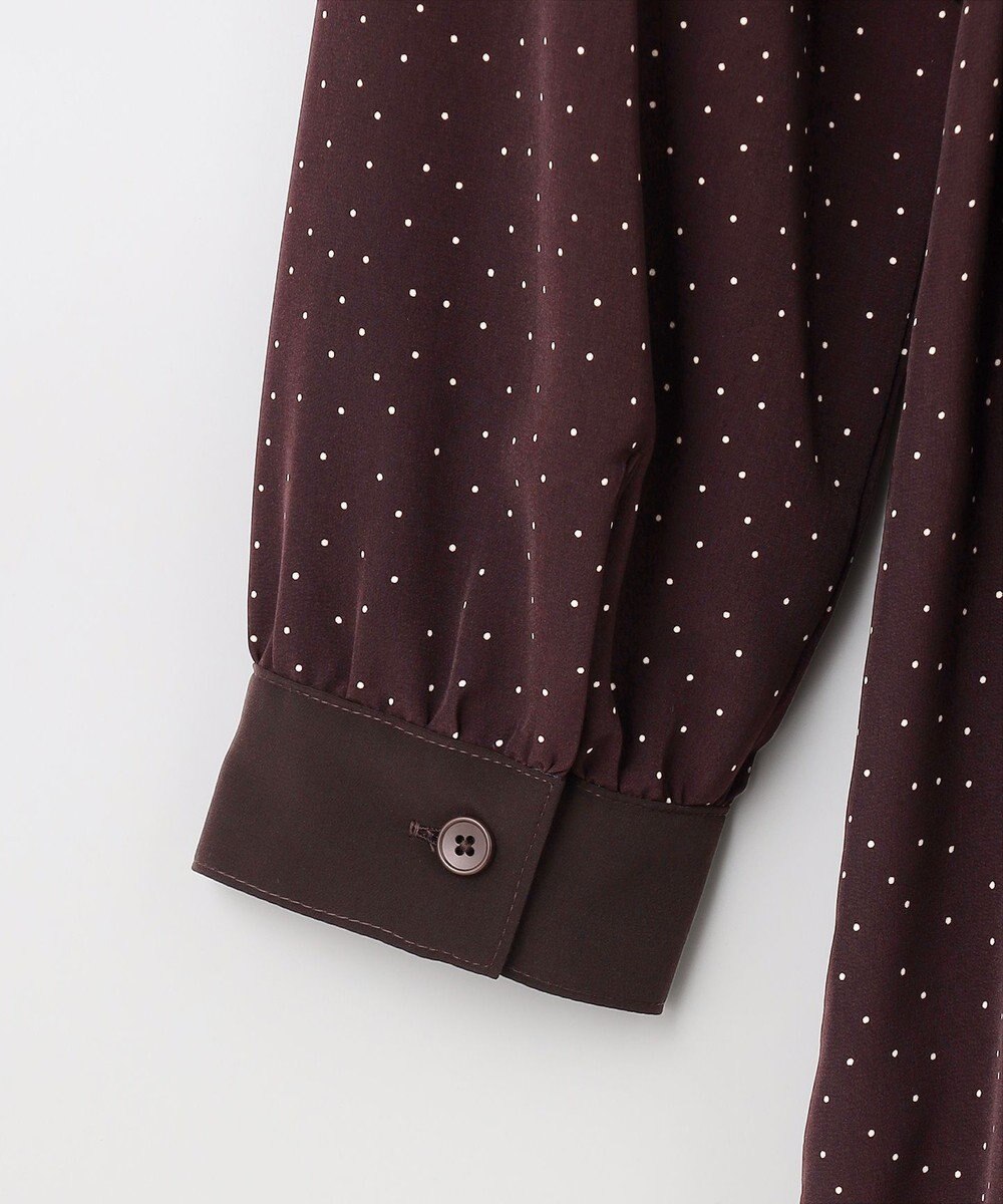 J.PRESS LADIES 【洗える】フェミニッシュパウダー dots ワンピース 