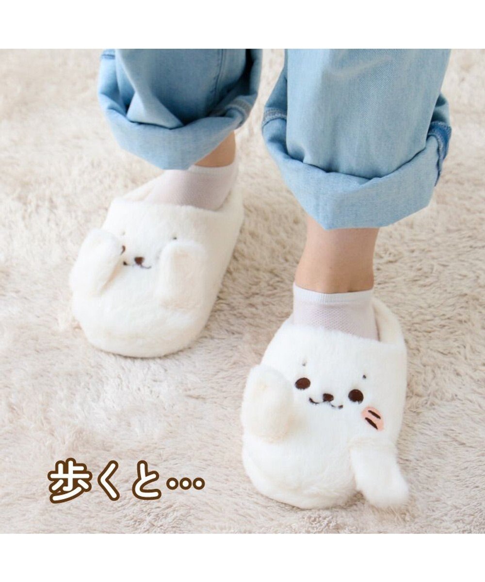 Mother garden しろたん ピコピコ スリッパ レディースフリーサイズ 