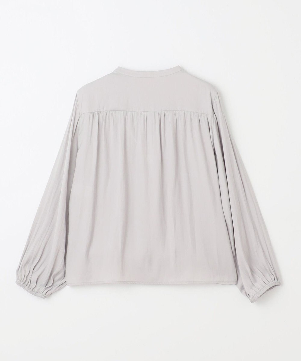 ANY 【洗濯機可能】とろみギャザーブラウス 