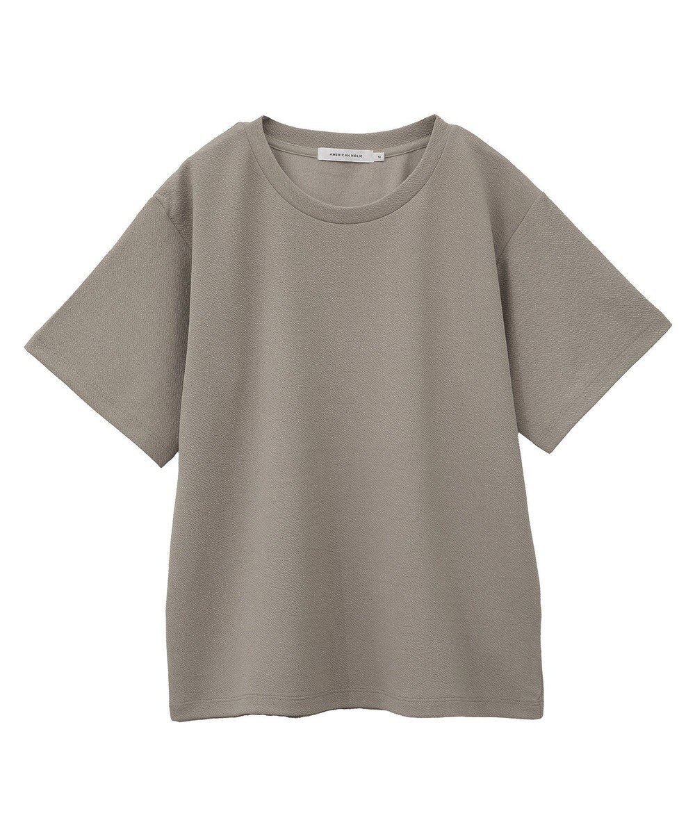 AMERICAN HOLIC ジョーゼット半袖プルオーバー 