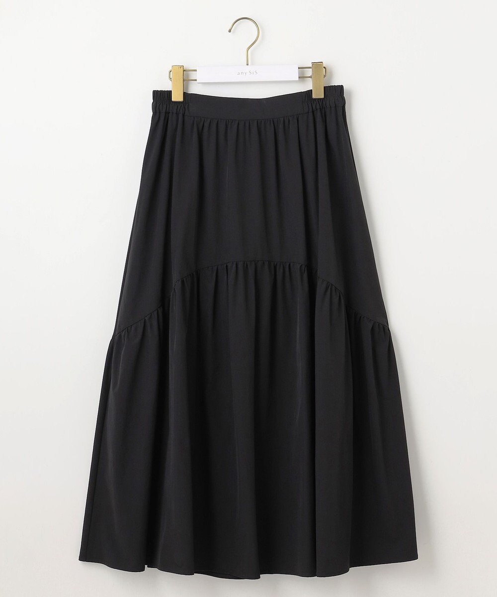 ANY SIS 【洗える・2SET】ダンボール プルオーバー×ギャザー スカート 
