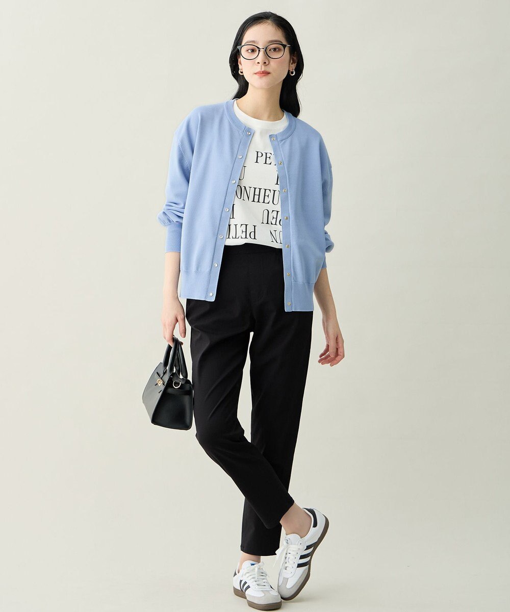 ANY スプリングカラーニットカーディガン 