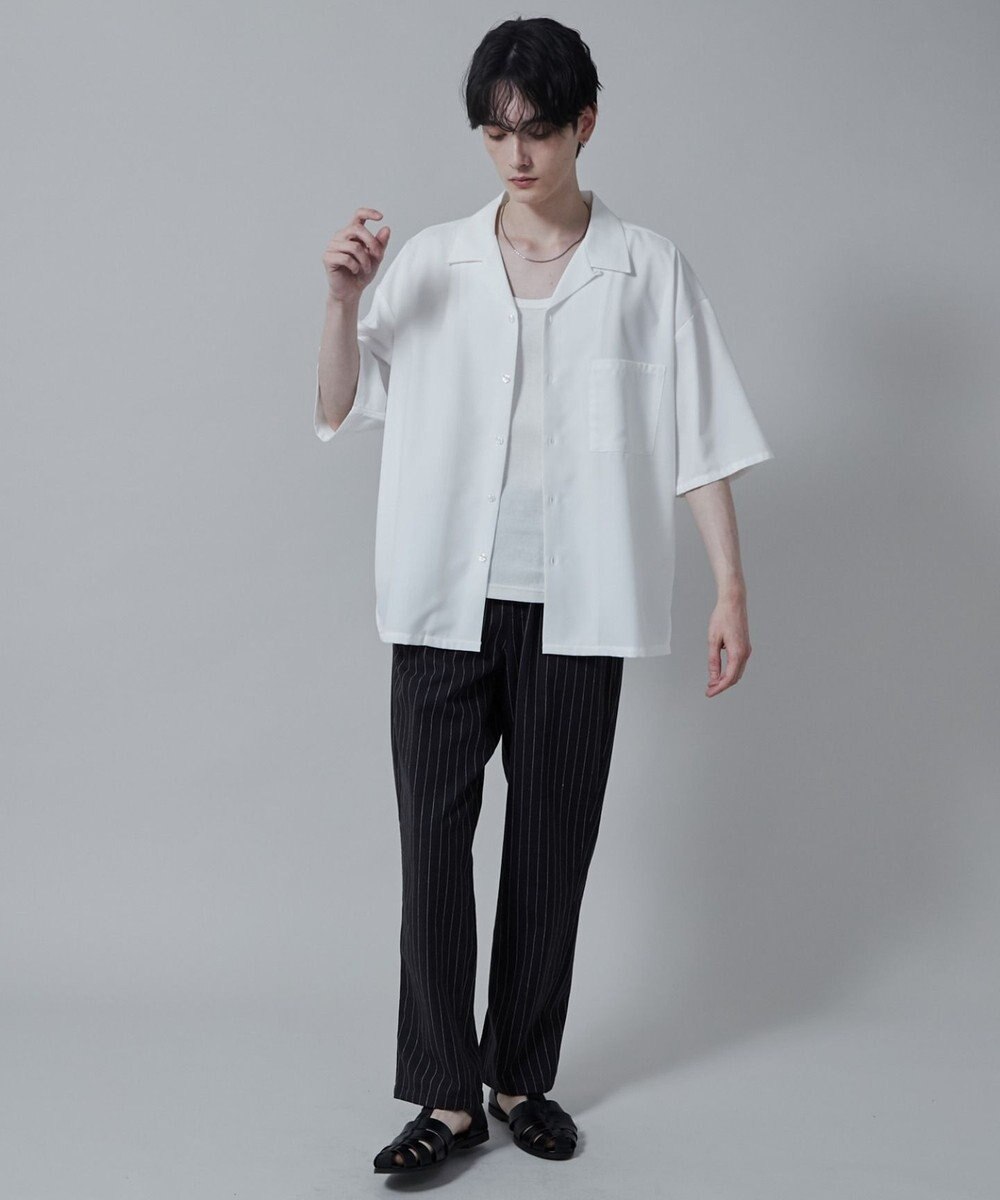 WEGO 【ユニセックス着用アイテム/手洗い可/SETUP可/ウエストゴム】リネンレーヨンイージーパンツ 