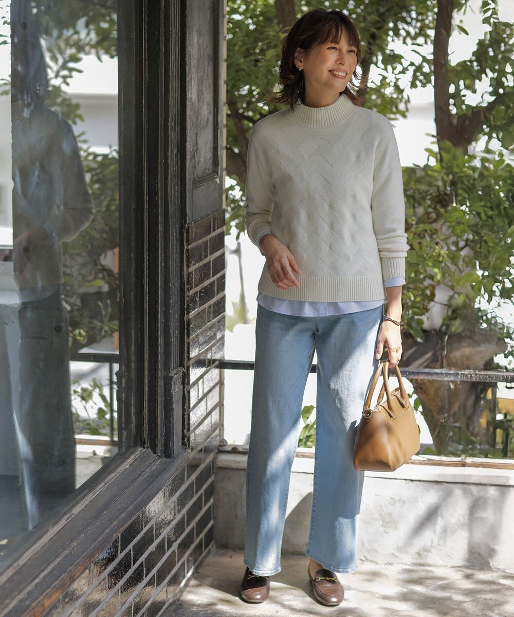 J.PRESS LADIES 【WEB限定・洗える】クラシックピンオックス シャツ 