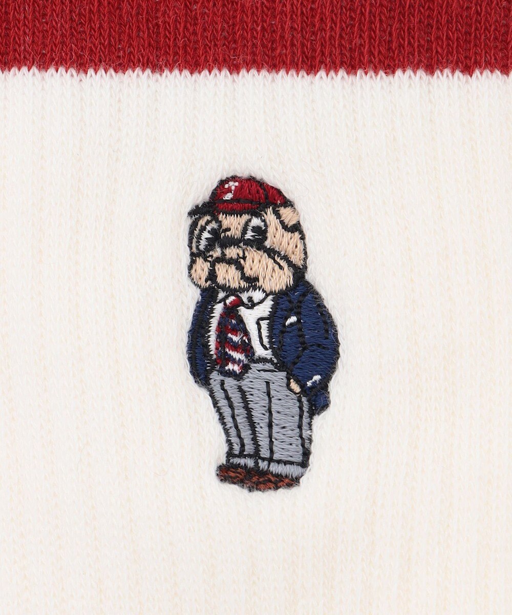 J.PRESS MEN 【BULLDOG BOY】リブライン ソックス 