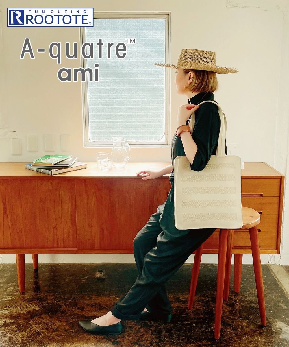 ROOTOTE 1152【A4サイズ収納】LT.アーキャトル.ストライプ.アミ-A 