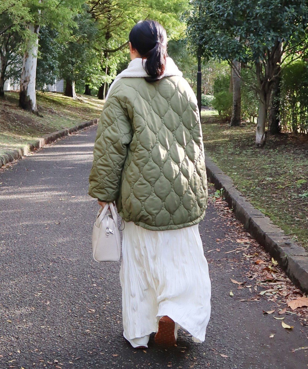 CRAFT STANDARD BOUTIQUE ボアキルト切替ブルゾン 