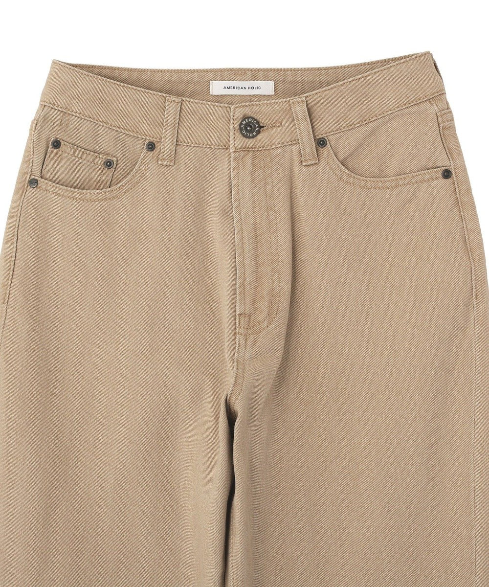 AMERICAN HOLIC ルーズストレートカラーデニムパンツ 