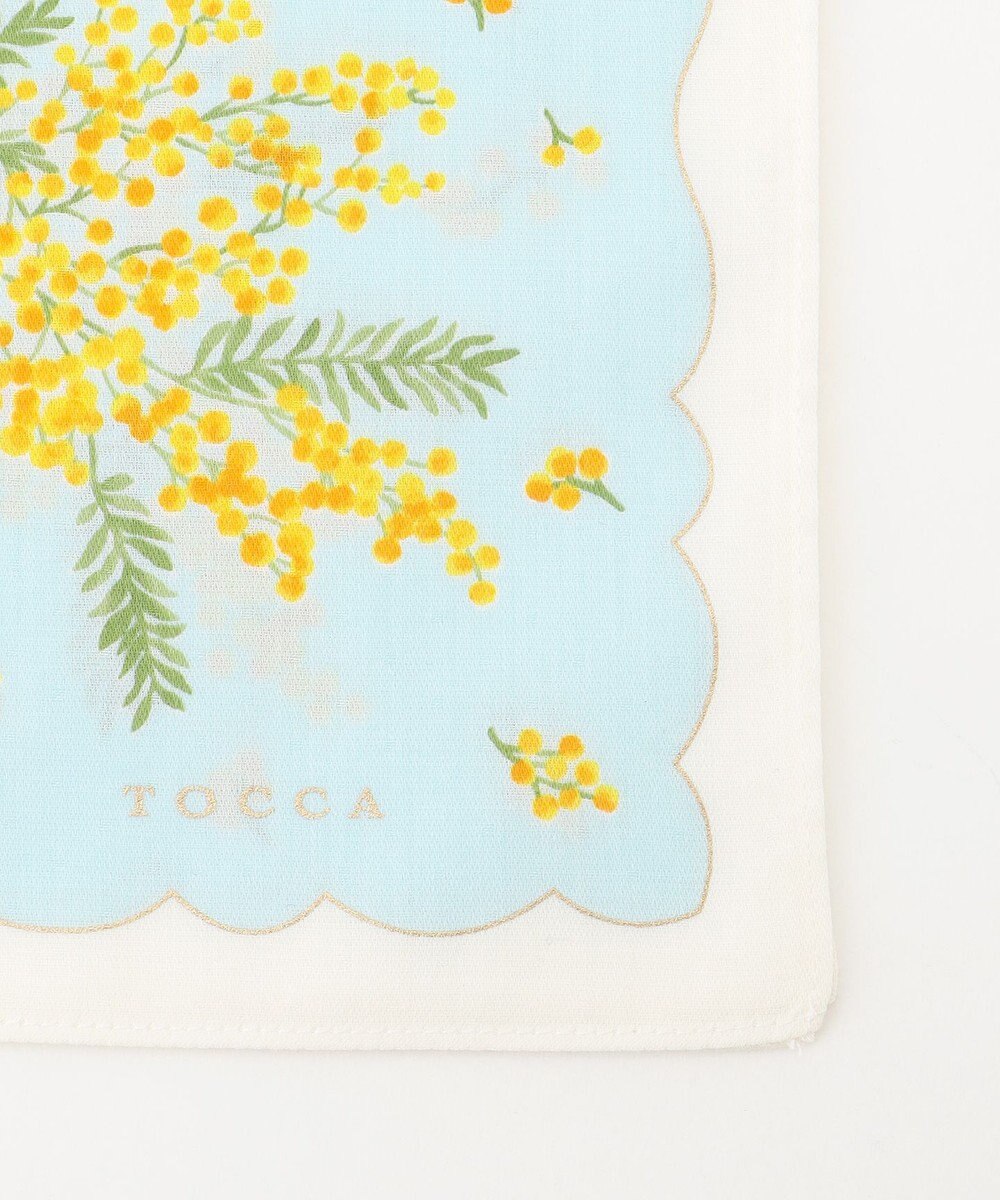 TOCCA HAPPY YELLOW FLOWER HANDKERCHIEF ハンカチ 