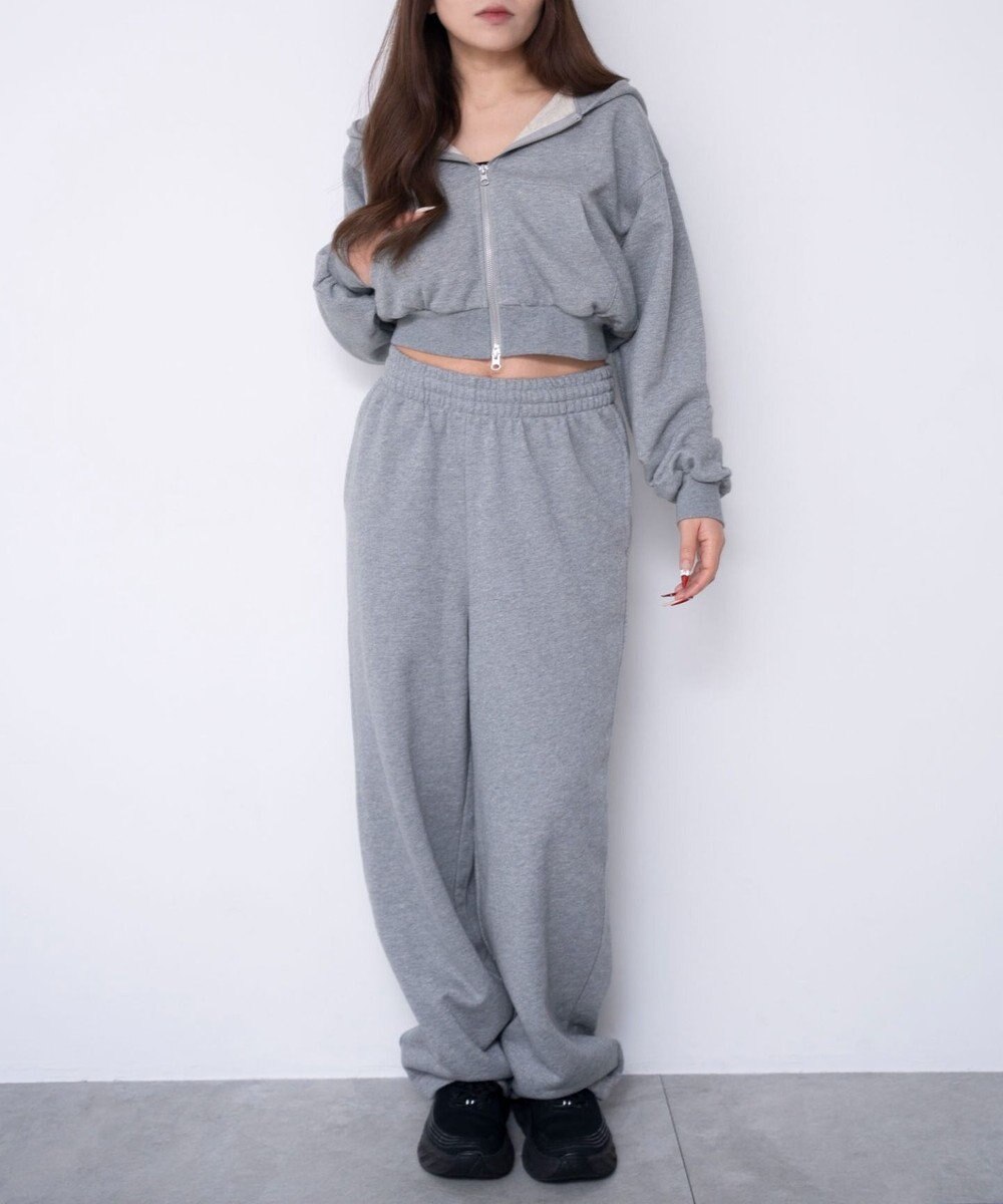 WEGO ショートZIPパーカー 