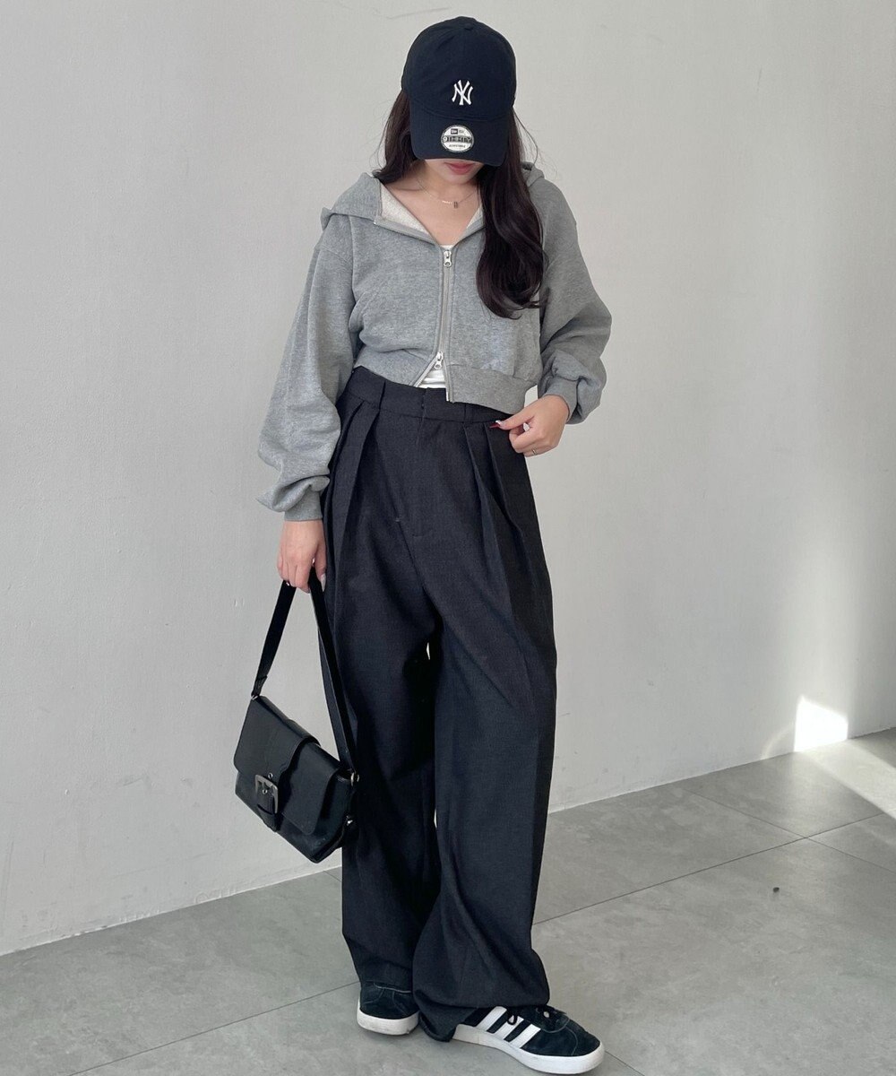 WEGO ショートZIPパーカー 