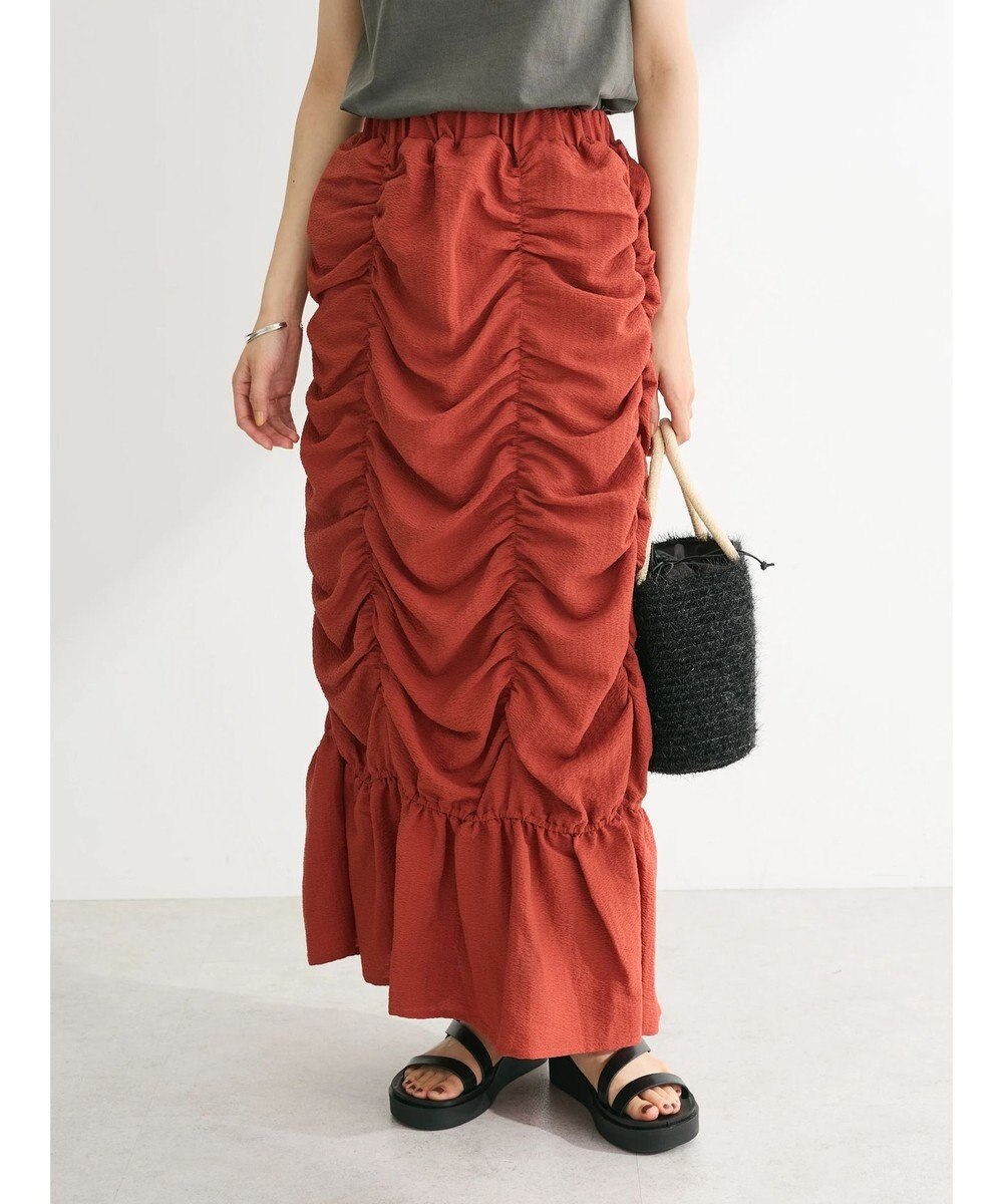 Green Parks ・ＳＵＧＡＲ　ＳＰＯＯＮ　ギャザーＩラインスカート 