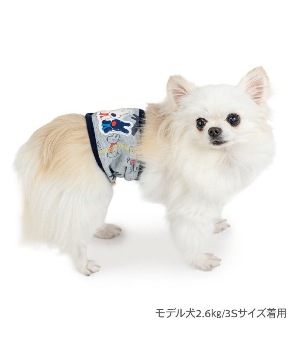 PET PARADISE リサとガスパール マナーベルト 総柄 小型犬 