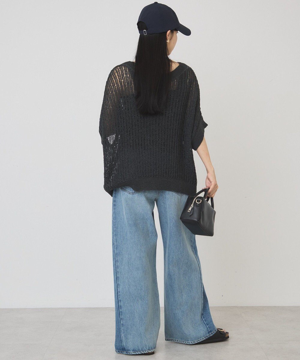 AMERICAN HOLIC 透かし畦ルーズニット 