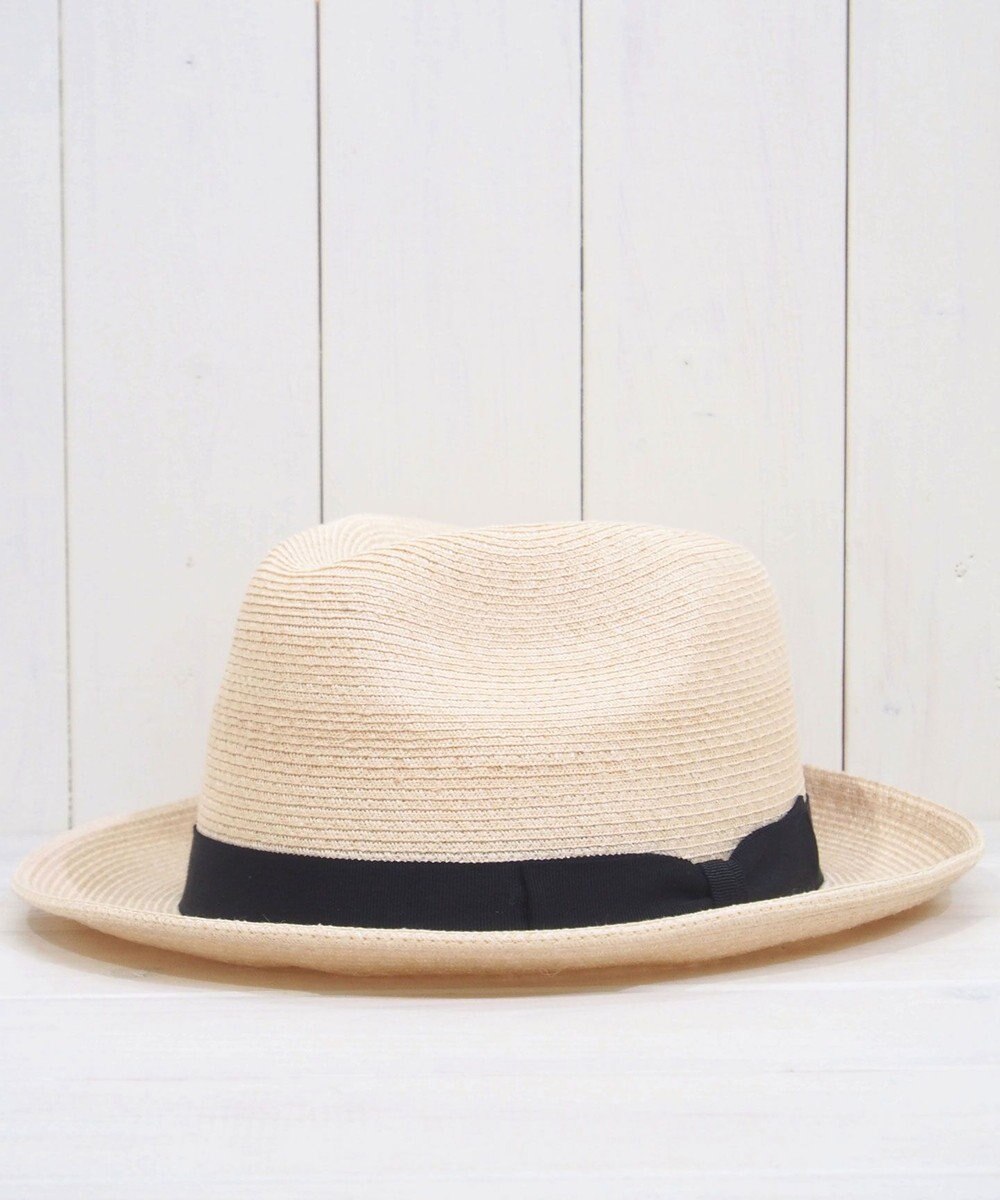 石田製帽 【UNISEX】 マニラ麻 中折れソフトハット 